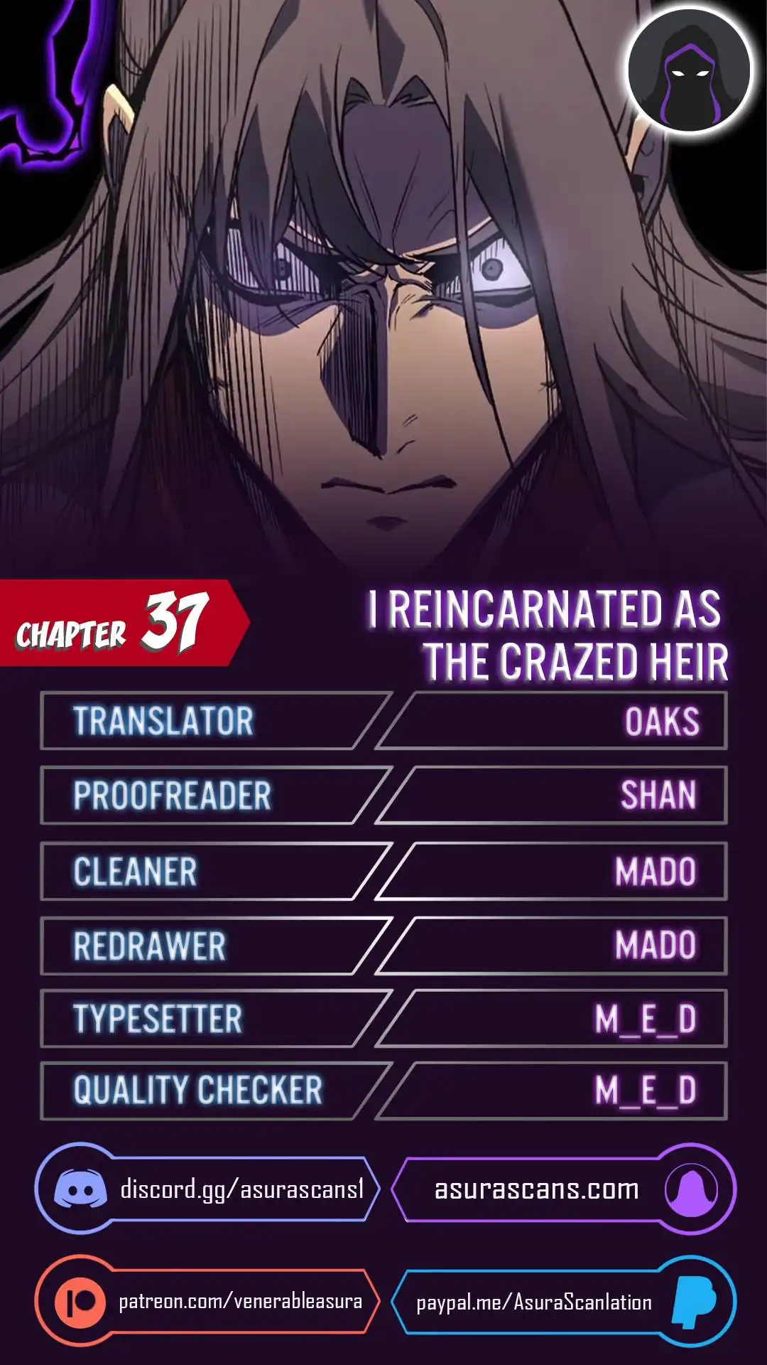 I Reincarnated As The Crazed Heir Chapter 37 1